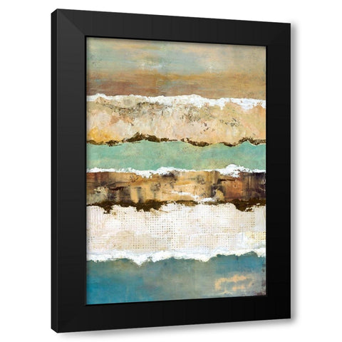On the Edge II Black Modern Wood Framed Art Print by Olson, Norm