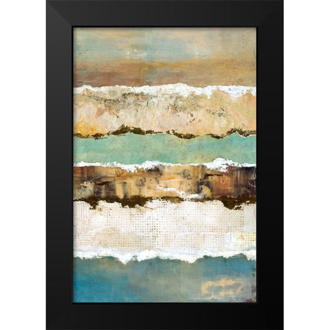 On the Edge II Black Modern Wood Framed Art Print by Olson, Norm