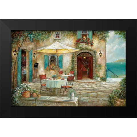 Casa DAmore Black Modern Wood Framed Art Print by Manning, Ruane