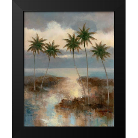 After the Rain I Black Modern Wood Framed Art Print by Chiu, T.C.