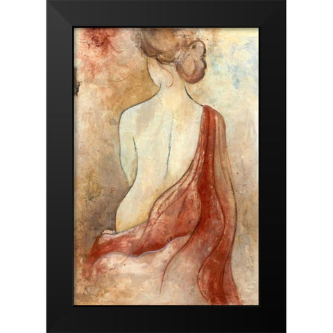 Le Bain Black Modern Wood Framed Art Print by Tava Studios