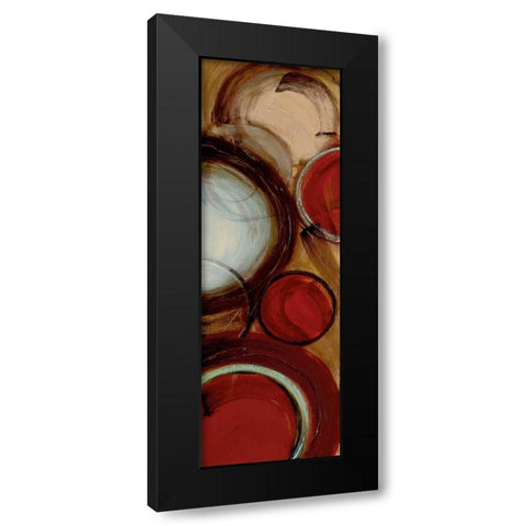 Encircled II Black Modern Wood Framed Art Print with Double Matting by Alldredge, Joy