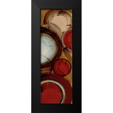 Encircled II Black Modern Wood Framed Art Print by Alldredge, Joy