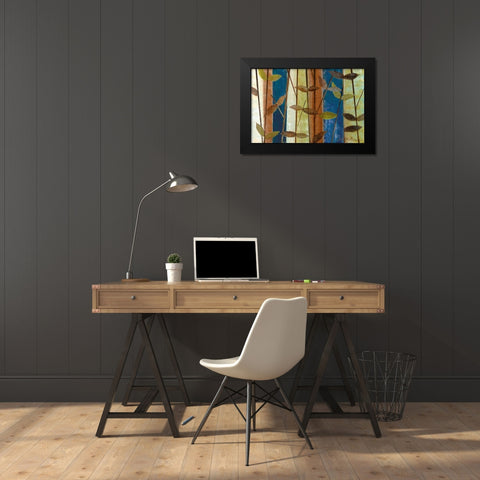 Starting To Turn Black Modern Wood Framed Art Print by Alldredge, Joy