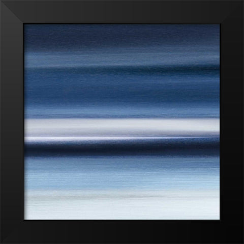 Indigo II Black Modern Wood Framed Art Print by Jill, Susan