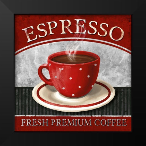 Espresso Black Modern Wood Framed Art Print by Knutsen, Conrad