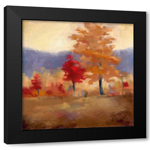 Fall Splendor II Black Modern Wood Framed Art Print by Margulis, Karen