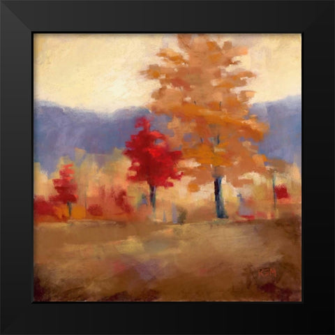 Fall Splendor II Black Modern Wood Framed Art Print by Margulis, Karen