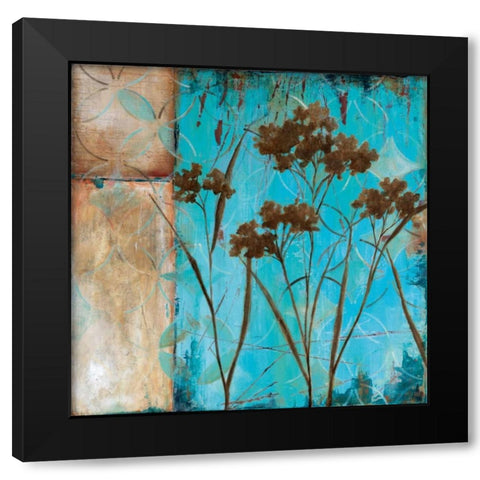 Northern Light I Black Modern Wood Framed Art Print with Double Matting by Robinson, Carol