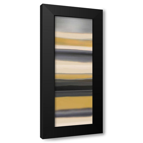 Golden Dawn II Black Modern Wood Framed Art Print with Double Matting by Jill, Susan