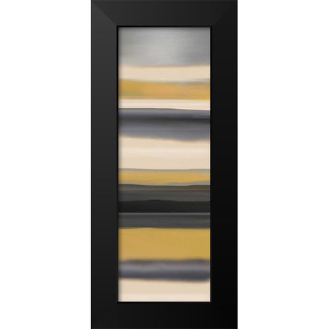 Golden Dawn II Black Modern Wood Framed Art Print by Jill, Susan