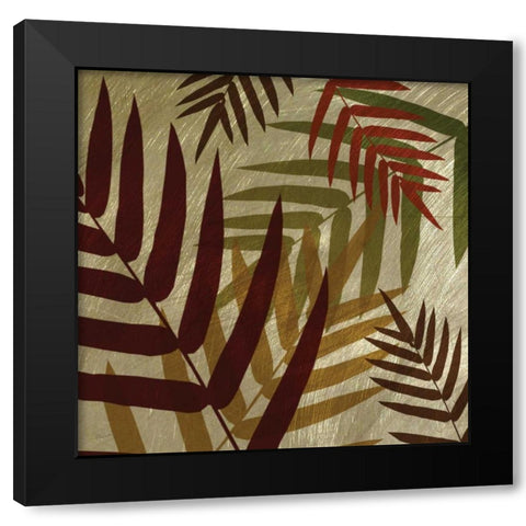 Spice Shimmering Black Modern Wood Framed Art Print by Craven, Katrina