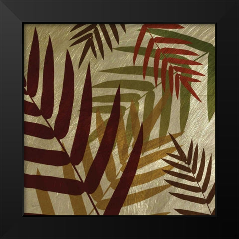 Spice Shimmering Black Modern Wood Framed Art Print by Craven, Katrina