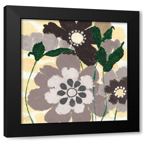 Spring Break II Black Modern Wood Framed Art Print by Donovan, Maria