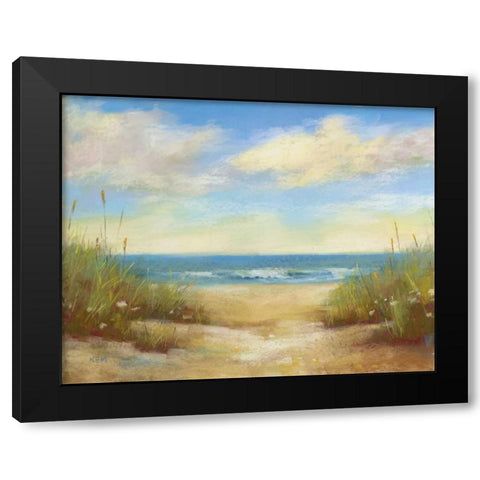 Serenity I Black Modern Wood Framed Art Print with Double Matting by Margulis, Karen