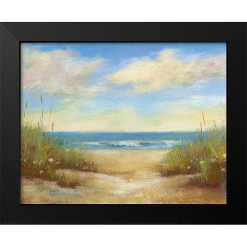 Serenity I Black Modern Wood Framed Art Print by Margulis, Karen
