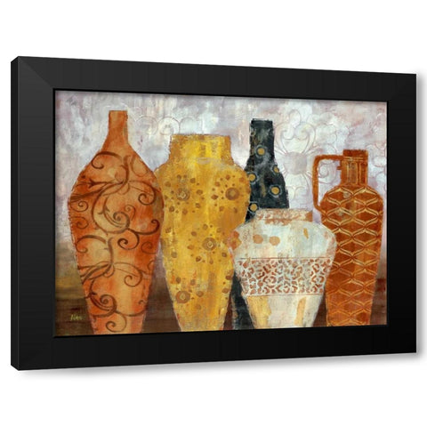 Rustic Collection Black Modern Wood Framed Art Print by Nan