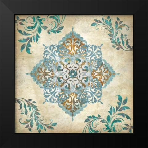 Arabesque I Black Modern Wood Framed Art Print by Knutsen, Conrad