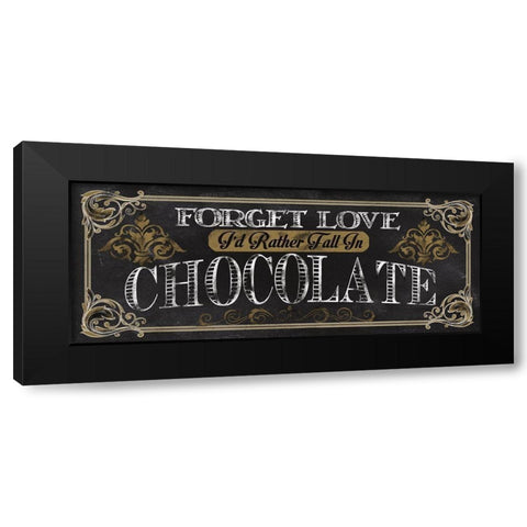 Chocolate Black Modern Wood Framed Art Print by Knutsen, Conrad