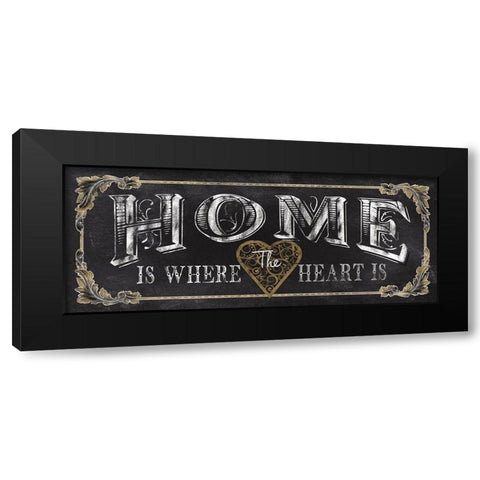 Home Black Modern Wood Framed Art Print with Double Matting by Knutsen, Conrad
