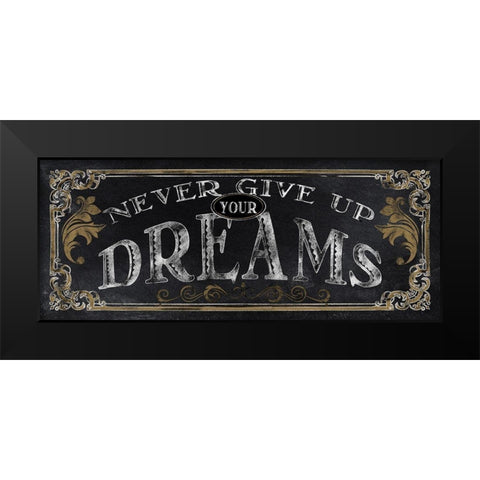 Dreams Black Modern Wood Framed Art Print by Knutsen, Conrad
