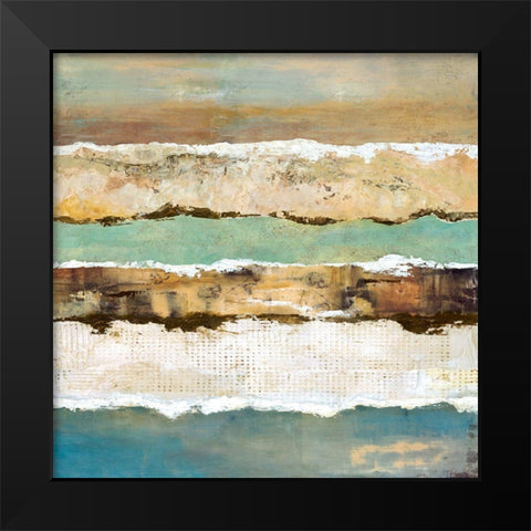 On Edge Revisited II Black Modern Wood Framed Art Print by Olson, Norm