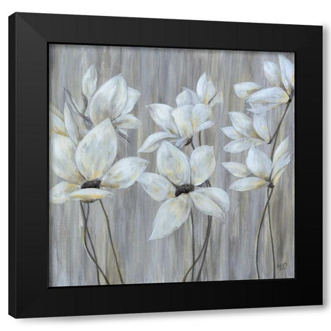 Silver Spring Black Modern Wood Framed Art Print with Double Matting by Donovan, Maria