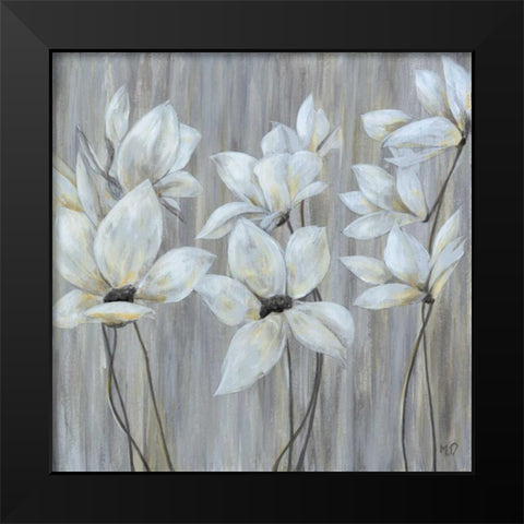 Silver Spring Black Modern Wood Framed Art Print by Donovan, Maria