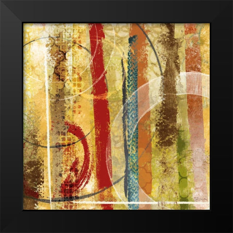 Bands of Light Black Modern Wood Framed Art Print by Craven, Katrina