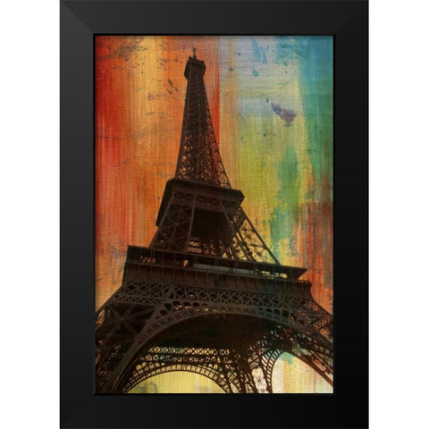 Tour Eiffel Black Modern Wood Framed Art Print by Craven, Katrina