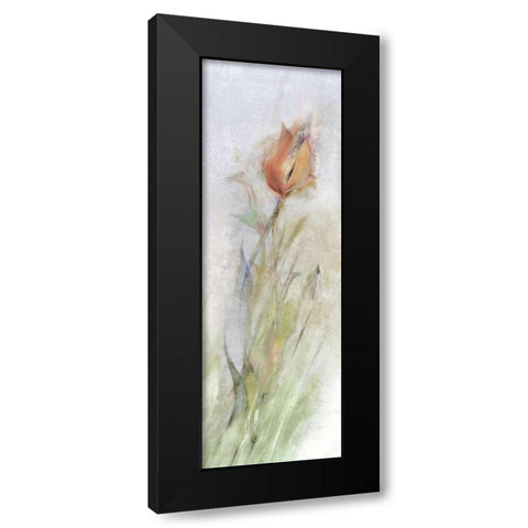 Tulip Breeze II Black Modern Wood Framed Art Print by Calascibetta, Mike