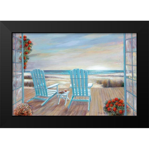 Serendipity Black Modern Wood Framed Art Print by Manning, Ruane