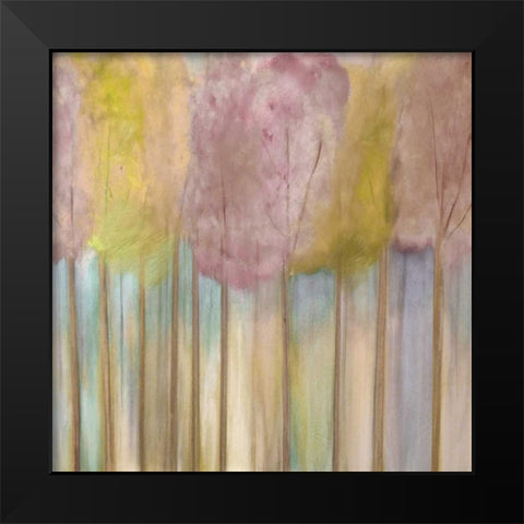 Soft Orchid Morning Black Modern Wood Framed Art Print by Jill, Susan