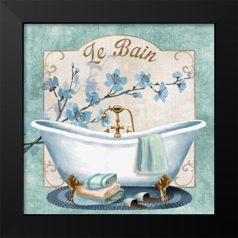 Le Bain Black Modern Wood Framed Art Print by Knutsen, Conrad