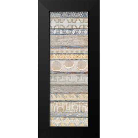 Natural Patterns Black Modern Wood Framed Art Print by Tava Studios