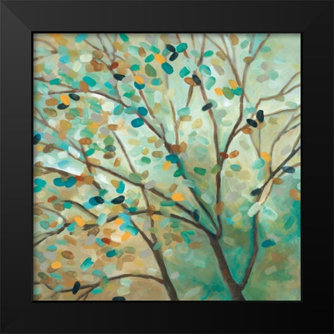 Tree of Life I Black Modern Wood Framed Art Print by Robinson, Carol