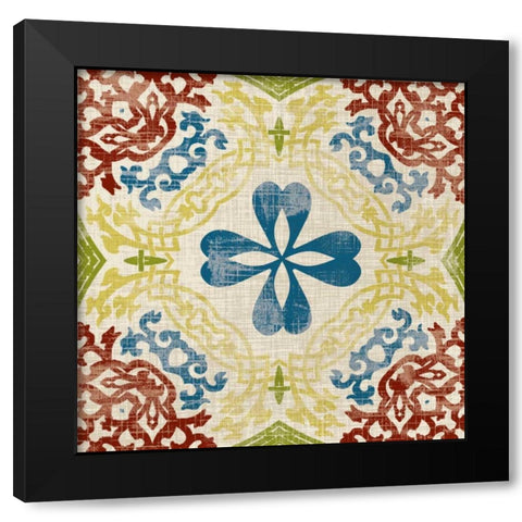 Global Tile III Black Modern Wood Framed Art Print by Craven, Katrina