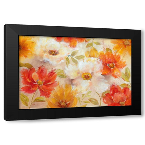 Spring Morning Black Modern Wood Framed Art Print with Double Matting by Nan