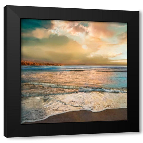 Nuance Black Modern Wood Framed Art Print with Double Matting by Calascibetta, Mike