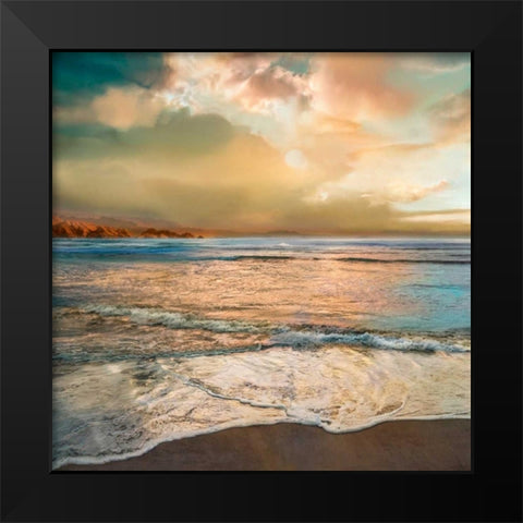 Nuance Black Modern Wood Framed Art Print by Calascibetta, Mike