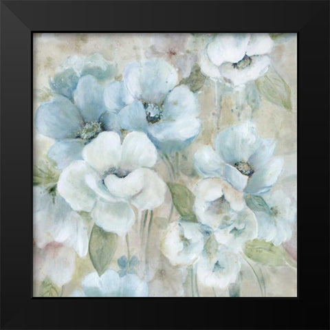 Pastel Garden II Black Modern Wood Framed Art Print by Robinson, Carol