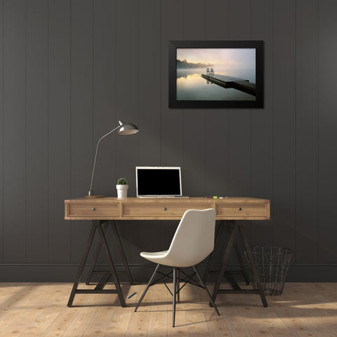 Algonquin Provincial Park Black Modern Wood Framed Art Print by Delimont, Danita