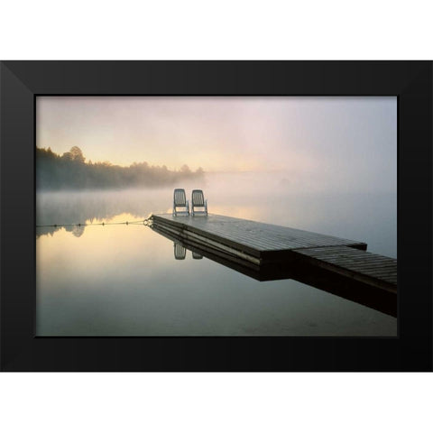 Algonquin Provincial Park Black Modern Wood Framed Art Print by Delimont, Danita