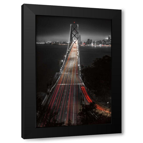 The Bay Black Modern Wood Framed Art Print by Reed, Aaron