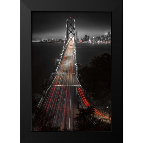 The Bay Black Modern Wood Framed Art Print by Reed, Aaron