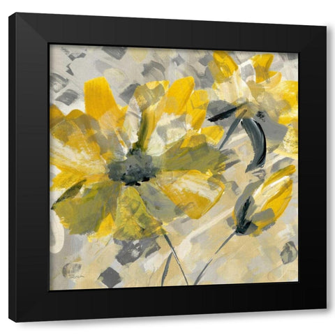 Buttercup I Black Modern Wood Framed Art Print by Craven, Katrina