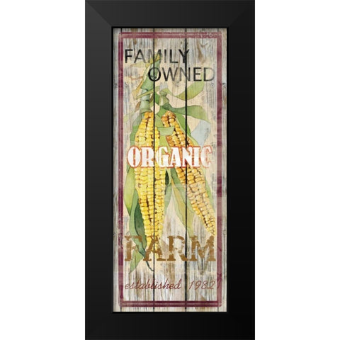Corn Black Modern Wood Framed Art Print by Robinson, Carol
