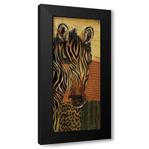 Out of Africa I Black Modern Wood Framed Art Print by Tava Studios