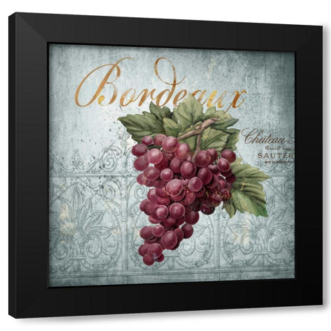 Bordeaux Black Modern Wood Framed Art Print by Knutsen, Conrad