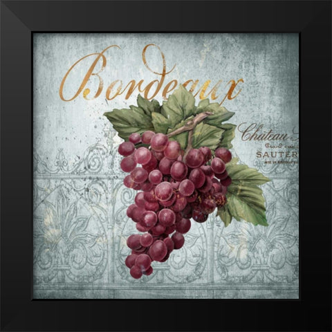 Bordeaux Black Modern Wood Framed Art Print by Knutsen, Conrad